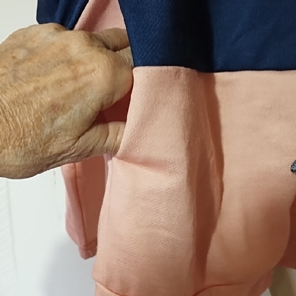 C&C NWOT Striped Peach and Blue Men's Hoodie Large, Unisex. - Picture 2 of 9